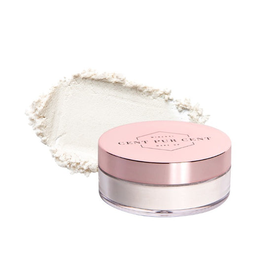 Cent Pur Cent - Mineral Prime and Fix Powder Medium - Café Beauté