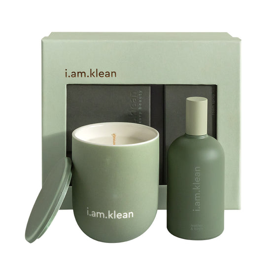 i.am.klean - giftset roomspray & candle