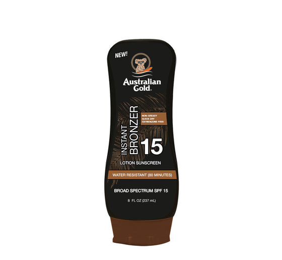 Australian Gold SPF 15 Lotion met bronzer