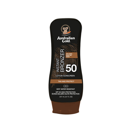 Australian Gold SPF 50 Lotion met bronzer